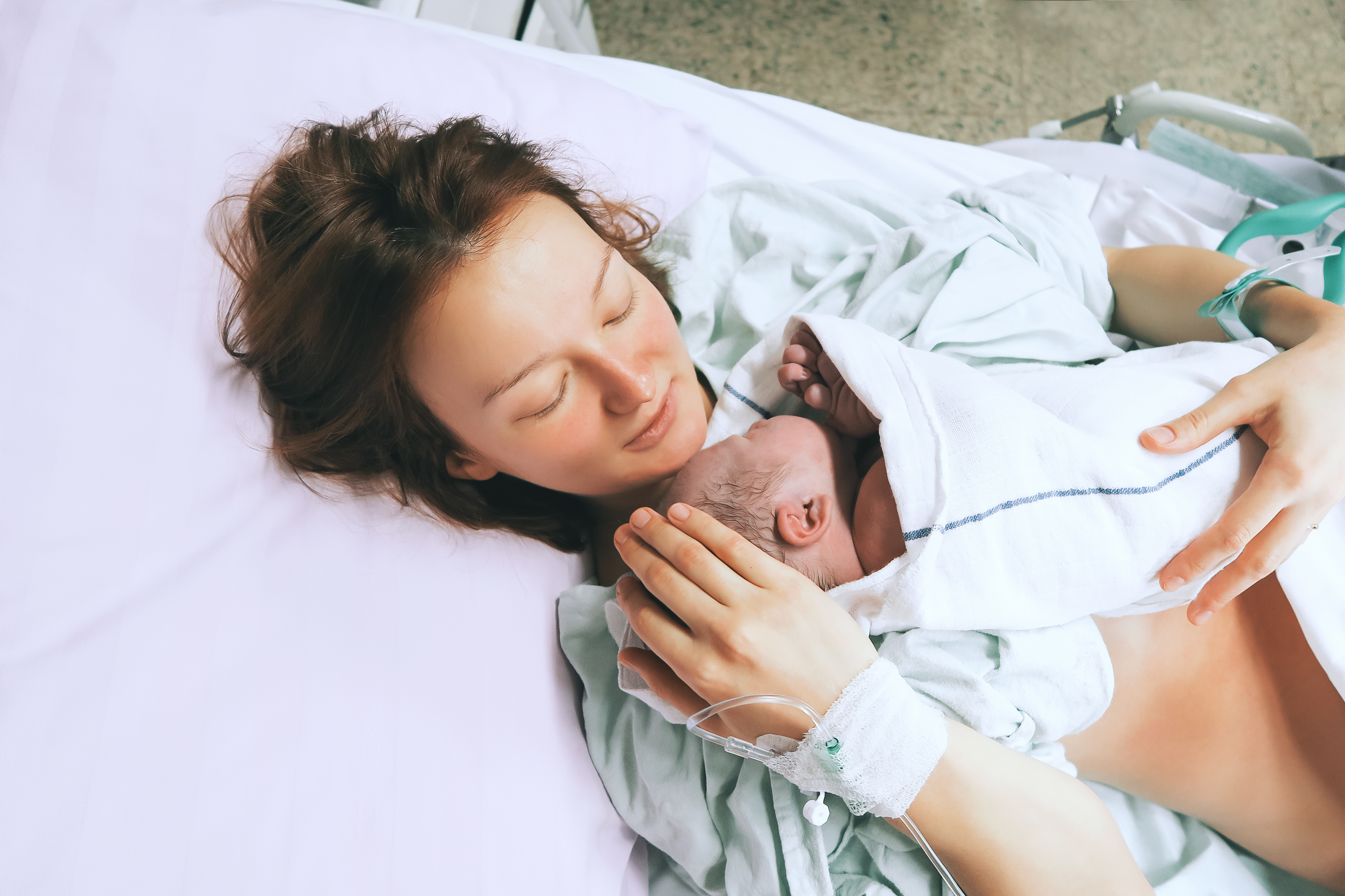 Placenta donating. After a healthy birth.