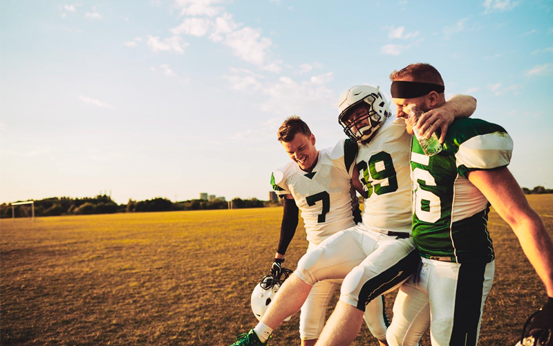 Knee injuries, ankle sprains and concussions are common occurrences in athletes.