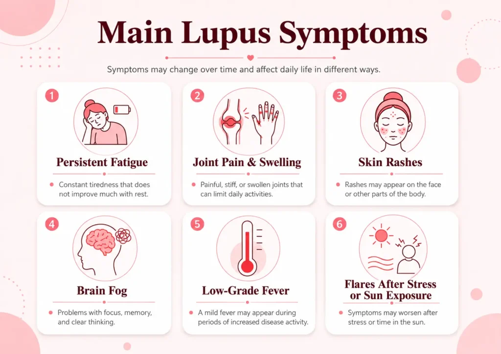 main lupus symptoms