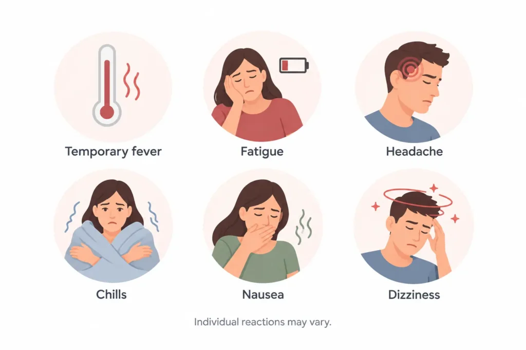 Short-term Symptoms after MSC Therapy